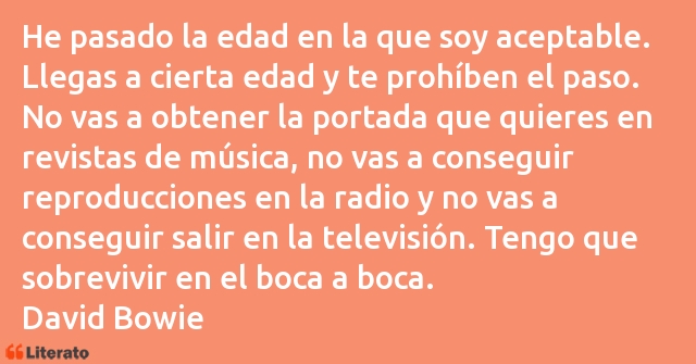 Frases de David Bowie