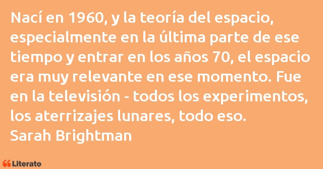 Frases de Sarah Brightman