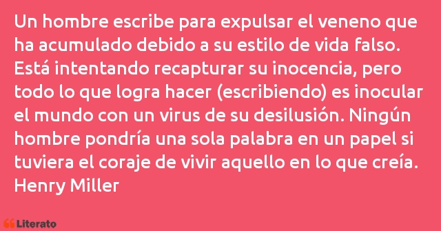 Frases de Henry Miller