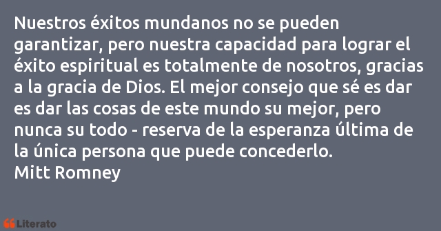 Frases de Mitt Romney