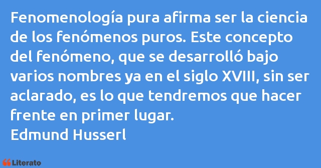 Frases de Edmund Husserl