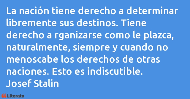 Frases de Iósif Stalin