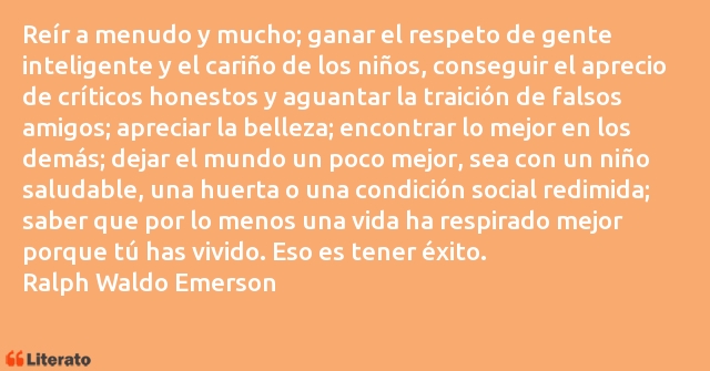 Frases de Ralph Waldo Emerson