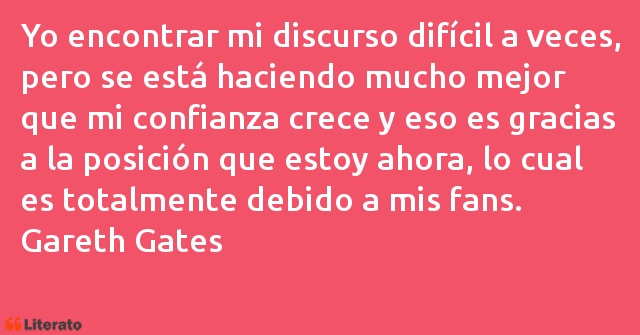 Frases de Gareth Gates