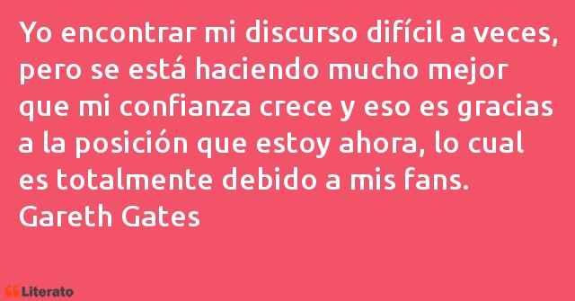 Frases de Gareth Gates