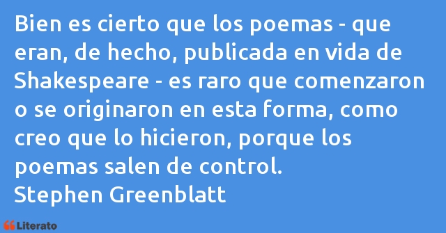 Frases de Stephen Greenblatt