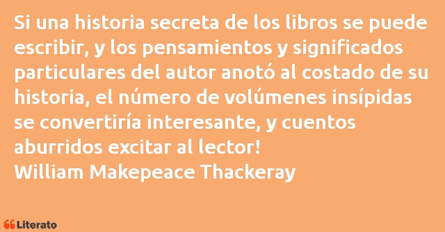 Frases de William Makepeace Thackeray