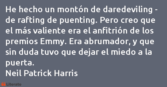 Frases de Neil Patrick Harris