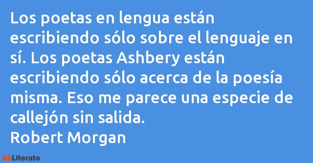 Frases de Robert Morgan