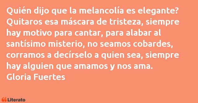 Frases de Gloria Fuertes