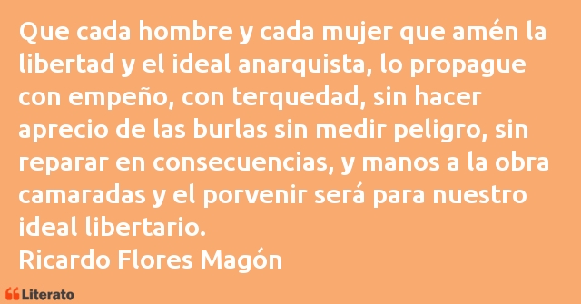 Frases de Ricardo Flores Magón