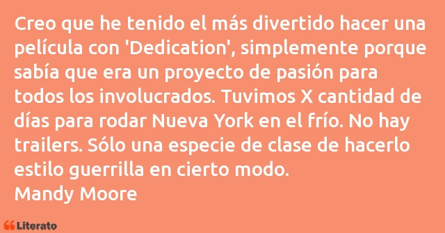 Frases de Mandy Moore