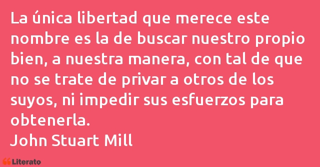 Frases de John Stuart Mill