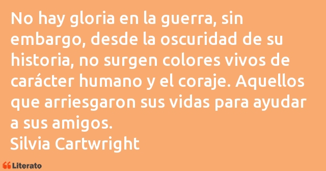 Frases de Silvia Cartwright