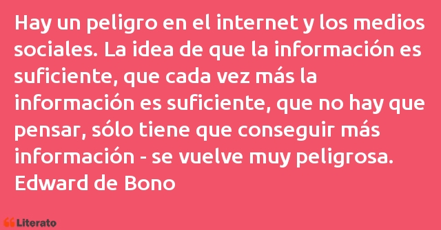 Frases de Edward de Bono