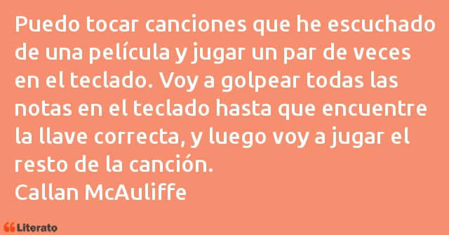 Frases de Callan McAuliffe