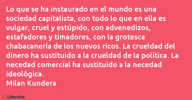 Frases de Milan Kundera