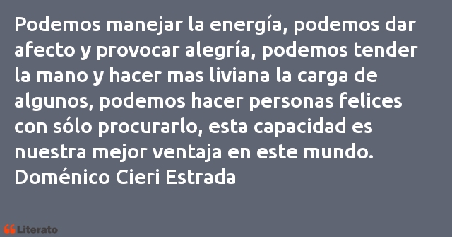 Frases de Doménico Cieri Estrada