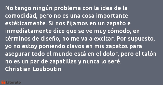 Frases de Christian Louboutin