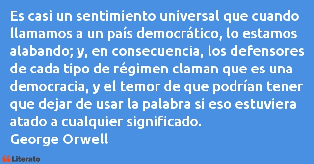 Frases de George Orwell