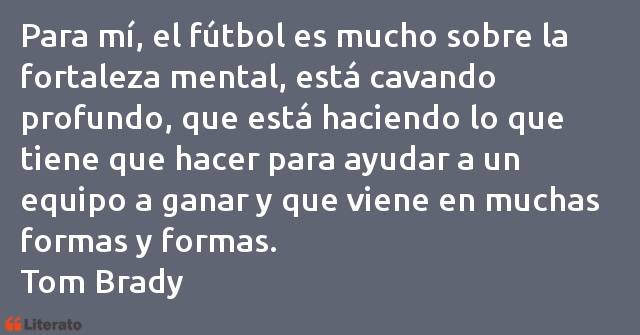 Frases de Tom Brady