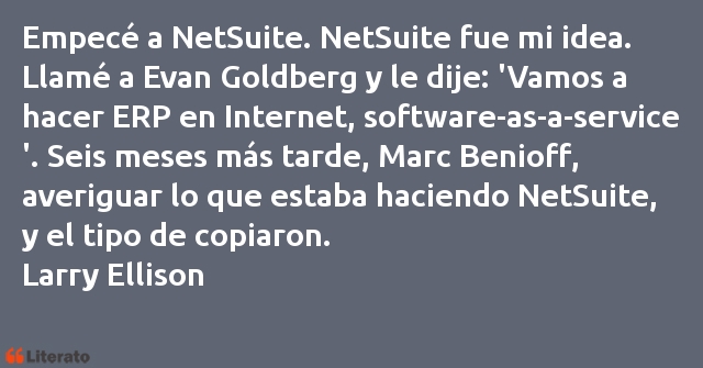 Frases de Larry Ellison