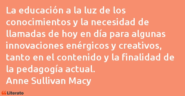 Frases de Anne Sullivan Macy