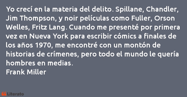 Frases de Frank Miller