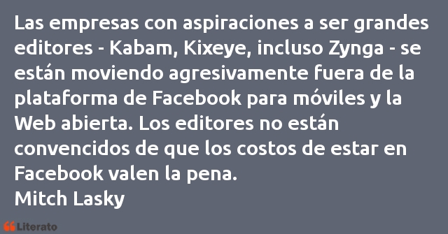 Frases de Mitch Lasky