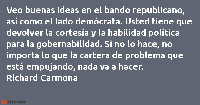 Frases de Richard Carmona