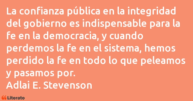 Frases de Adlai E. Stevenson