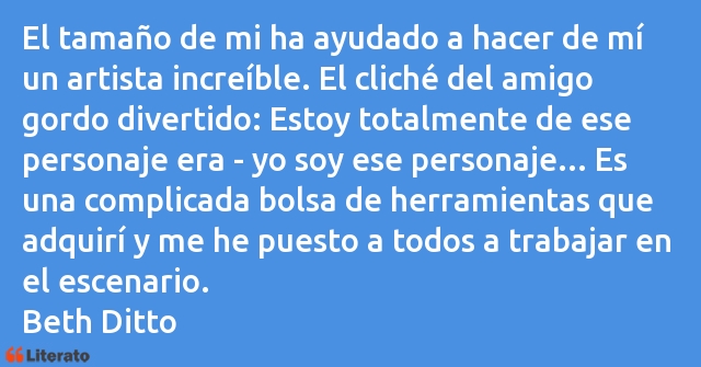 Frases de Beth Ditto
