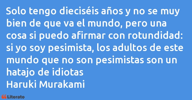 Frases de Haruki Murakami