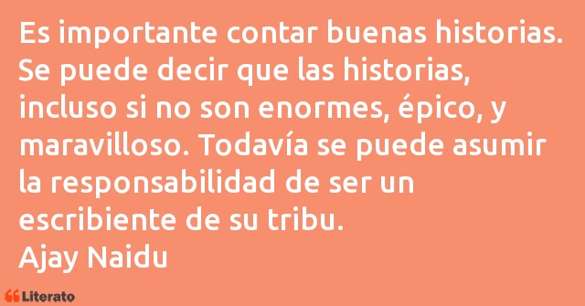 Frases de Ajay Naidu