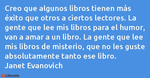 Frases de Janet Evanovich