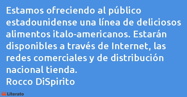 Frases de Rocco DiSpirito