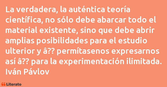 Frases de Iván Pávlov