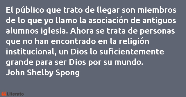 Frases de John Shelby Spong