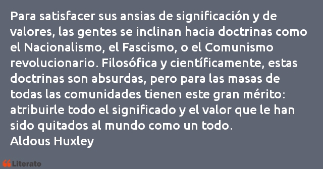 Frases de Aldous Huxley