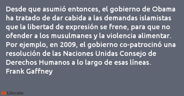 Frases de Frank Gaffney