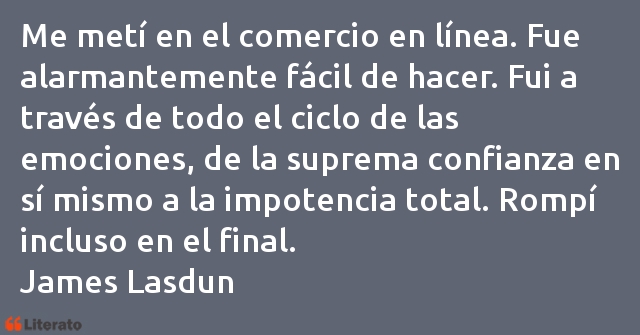 Frases de James Lasdun