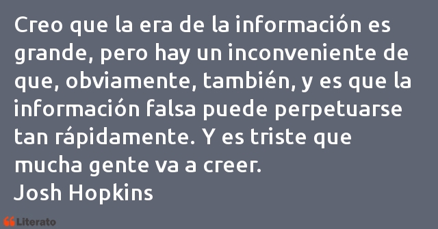 Frases de Josh Hopkins