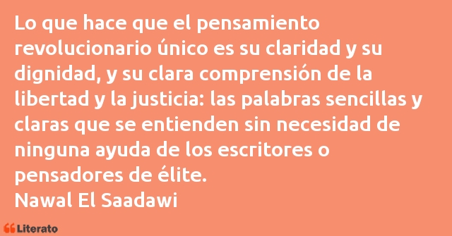 Frases de Nawal El Saadawi