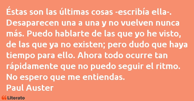 Frases de Paul Auster