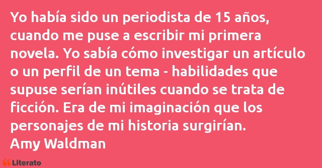 Frases de Amy Waldman