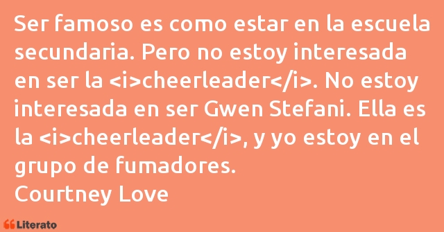 Frases de Courtney Love