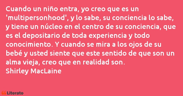 Frases de Shirley MacLaine