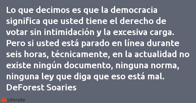 Frases de DeForest Soaries