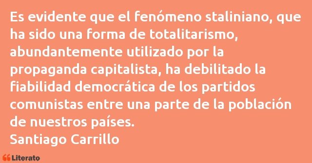 Frases de Santiago Carrillo