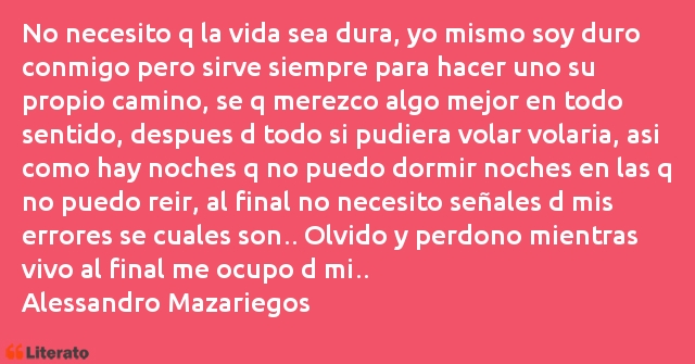 Frases de Alessandro Mazariegos